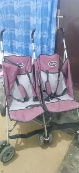 stroller lipat anak murah twin or kembar pliko masih oke