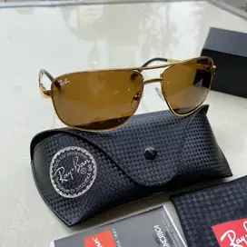 kacamata Ray-Ban Rb 3281 frame kuning kaca coklat