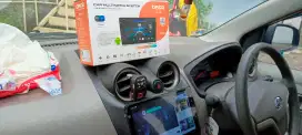 Pemasangan head unit android orca 9 inc ram 2/32 Eco di Datsun go