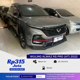 Wuling Almaz RS pro 2022 Bensin