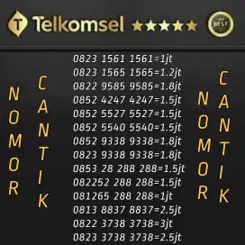 NOMOR CANTIK TELKOMSEL 10DIGIT REGYLER