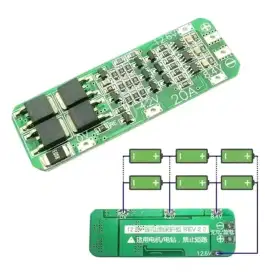 Modul BMS 3S 12V Lithium Kota Malang Gratis Antar