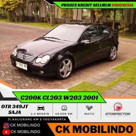 (RARE) Mercy C200K CL203 W203 Coupe 2001 KM 49rb ANTIK PANORAMIC