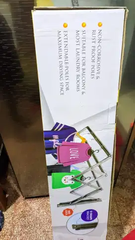 0Jemuran Baju Pakaian Dinding Lipat Panjang 1 Meter Liveo LV 306