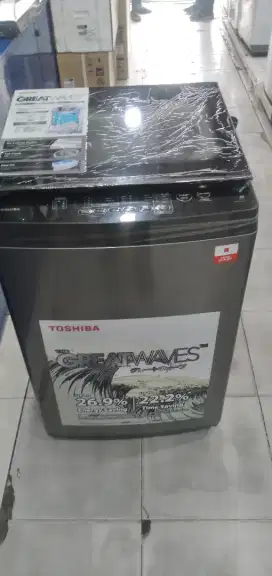 MESIN CUCI THOSIBA TAP LOADING 9 KG PROMO KREDIT BUNGA RINGAN