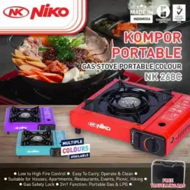 Kompor Gas Niko 1 Tungku Portable