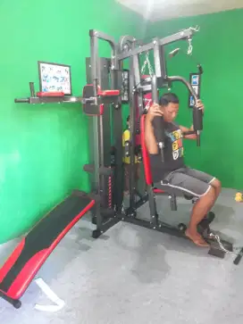 Alat fitnes home gym 3 sisi kokoh dan kuat