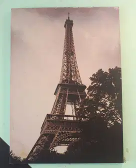 Pajangan Dinding Informa Foto Print Menara Eiffel 50x70 Cm