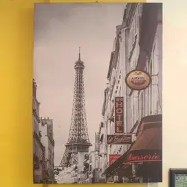 Pajangan Dinding Informa Foto Print Paris Menara Eiffel 50x70 Cm