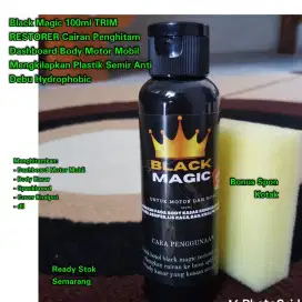 Black Magic 100ml TRIM RESTORER Cairan Penghitam Dashboard Body