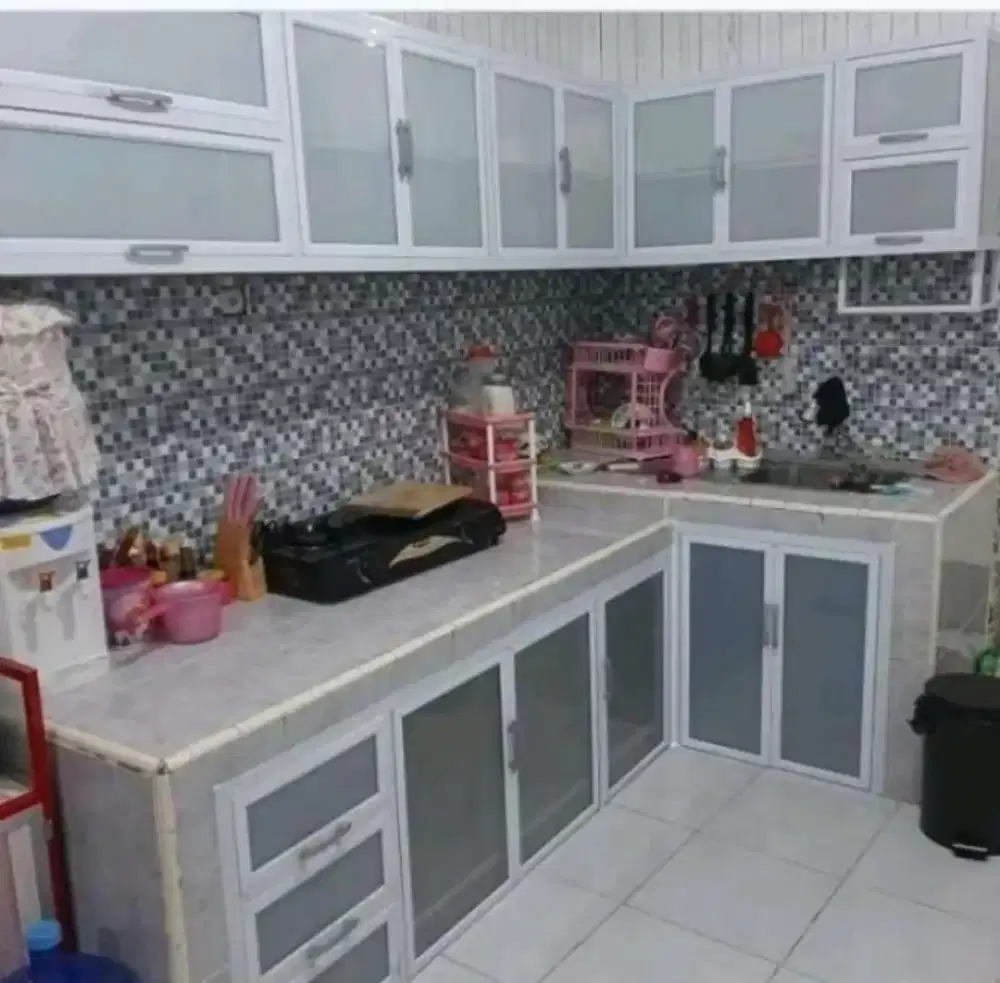 Kitchen set Alumunium Full kaca ,acp