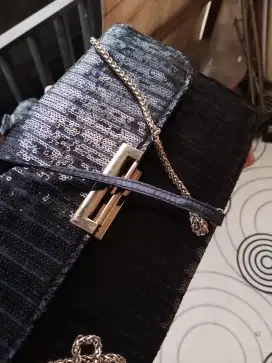Clutch bag dark navy