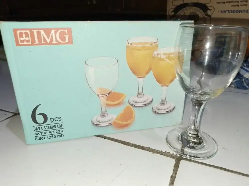Gelas murah isi 6pcs