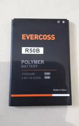 Baterai ori bawaan Evercoss R50B.masih awet.