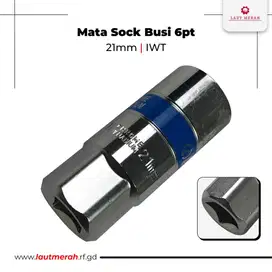 Mata Kunci Sok Shock Busi 1/2 Inch x 21 mm - Spark Plug Sock 21 mm