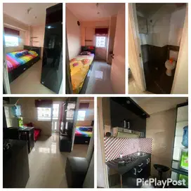 Green Pramuka City Tower BG Hook Furnish Bagus
