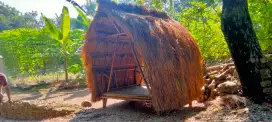 Gazebo Papua untuk Taman rumah anda