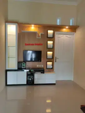Backdrop tv minimalis