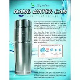 NANO WATER CAN LILY ACTIVE | TUMBLR STAINLESS KESEHATAN