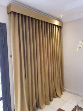 Pasang gordyn gorden hordeng murah vertikal roll blind jasa tirai viv