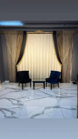 Pasang gordyn gorden hordeng murah vertikal roll blind jasa tirai viv
