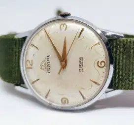 Helvetia 1950 dresswatch oris omega longines mido titoni rado