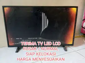 Terima tv led lcd HP gadget android iphone rusak normal dsb