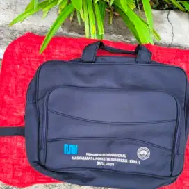 Tas Ransel Punggung Laptop Hitam 2in1