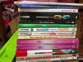 Jual buku Bekas mengenai IT