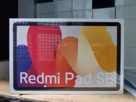 New Redmi Pad SE 4/128, barang masih segel box & garansi resmi indo.