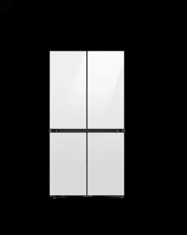 SAMSUNG BESPOKE  KULKAS 4 PINTU CLEAN WHITE 681 LITERGRATIS MICROWAVE