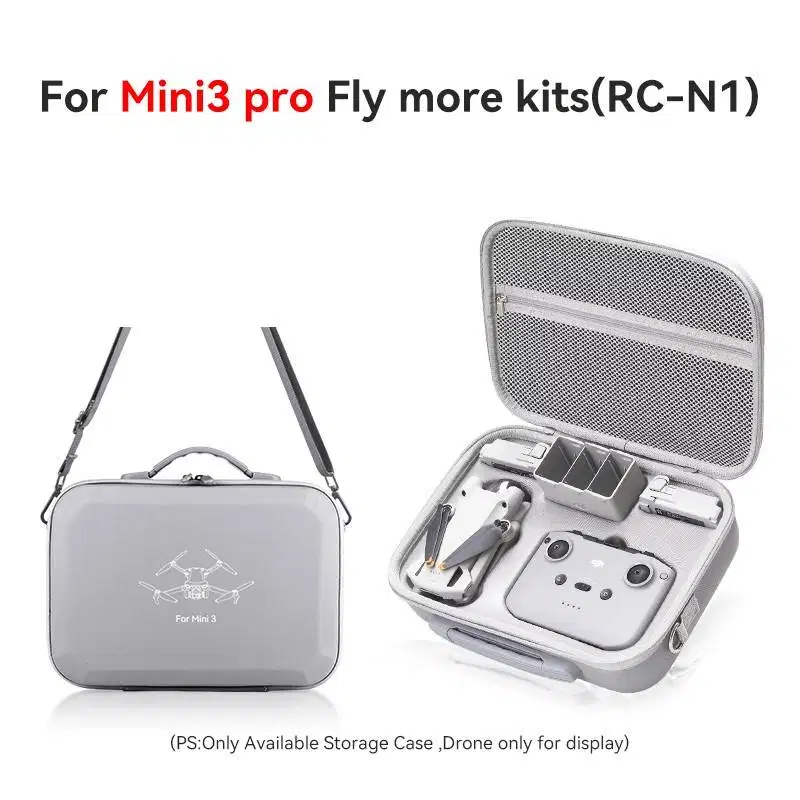 Tas Drone Hard Shell Storage Bag Combo DJI Mini 3 / 3 Pro RCN1 DJI RC