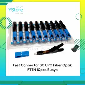 Fast Connector SC UPC Fiber Optik Model Japit Buaya dan Biasa