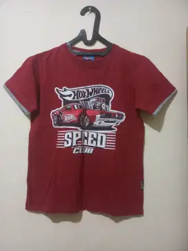 Dijual kaos anak laki merk hotwheels original uk 8 s/d 10 tahun