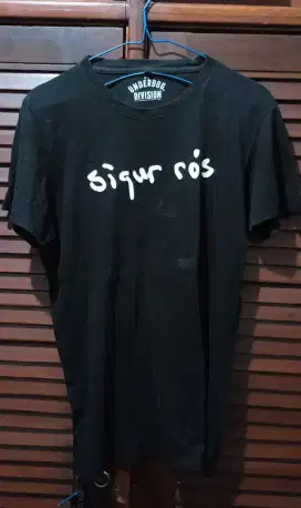 Baju Kaos T-shirt Sigur Ros Hitam Size M