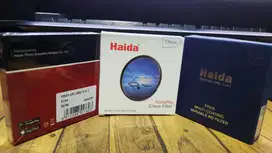 Nd filter + cpl haida 67mm , uv 77mm nano clear + nd filter 77 mm