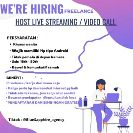 HOST LIVE STREAMING DI APLIKASI LIVE CHAT,