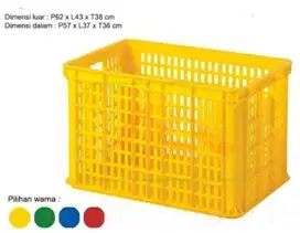 Pallet plastik palet plastik keranjang plastik baru