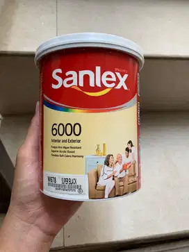 CAT TEMBOK WARNA HITAM SANLEX 1 KG