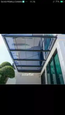 Kanopi Bajaringan Berbagai Macam Atap spandek Dan Solarflat