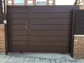 pagar rumah bahan kayu minimalis