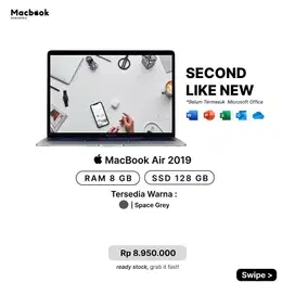 MACBOOK AIR 2019 13 INCH 8/128GB/16/256GB INTEL CORE i5