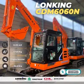 Crawler Excavator Lonking CDM6060 berat 6 ton Ready Stok !!