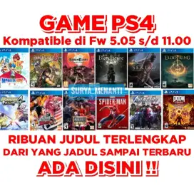 JUAL GAME PS4 TERLENGKAP TERJANGKAU MURAH