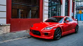 Bodykit Bumper Depan INGS Mazda RX 8 / RX8 - Fiber (Painting Merah)