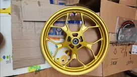 Velg R25 Set Depan Belakang Ori Oem New Recoating Gold