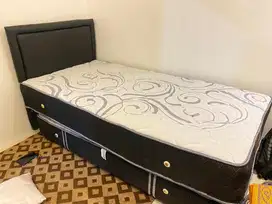 Kasur spring bed sorong 2 in 1  merk central