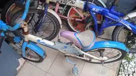 Sepeda lipat exotic biru dewasa