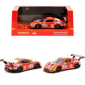 Tarmac Works X iXO Models 1/64 Porsche 911 GT3 R Nürburgring 24h 2018