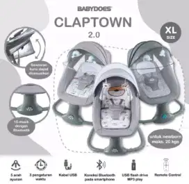 Di jual baby bouncher babydoes claptown warna abu